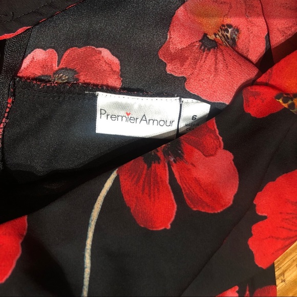 Poppy floral print dress with keyhole neckline - Picture 4 of 5